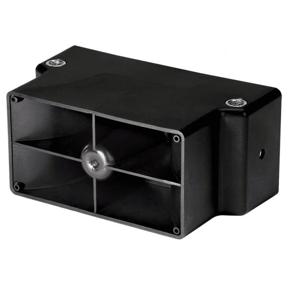Alarm: Back-up, switchable volume: 97, 107 or 112dB, 12-24VDC