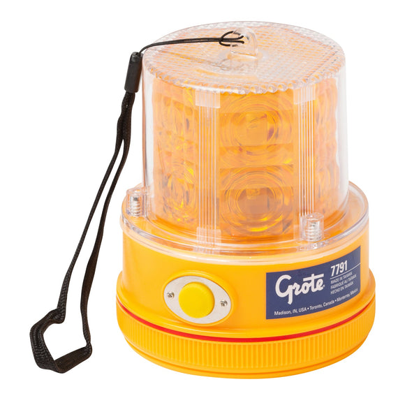  Emergency Lighting, Yellow,  Warning Light, Multi Use, LED, Battery Powered  