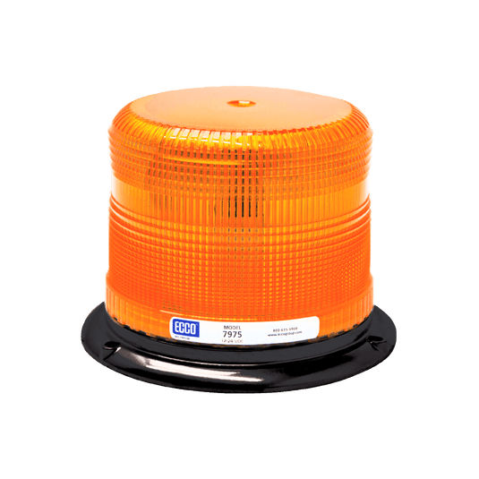 LED Beacon: Pulse II, aluminum base, epoxy filled, low profile, 12-24VDC, 11 flash patterns - Absolute Autoguard