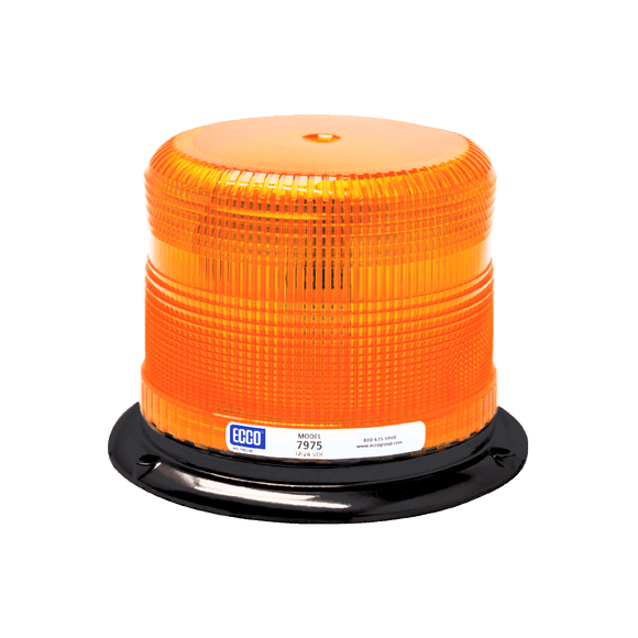 LED Beacon: Pulse II, aluminum base, epoxy filled, low profile, 12-24VDC, 11 flash patterns