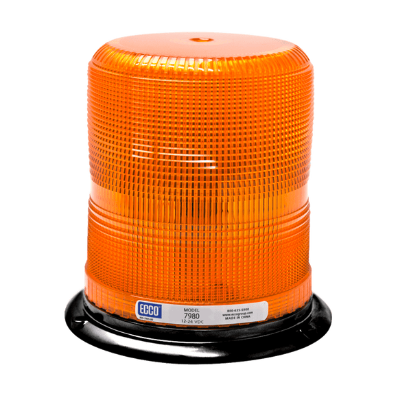 LED Beacon: Pulse II, aluminum base, epoxy filled, medium profile, 12-24VDC, 11 flash patterns