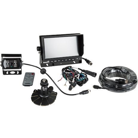 Quad Screen Backup Camera System with Night Vision Backup Camera