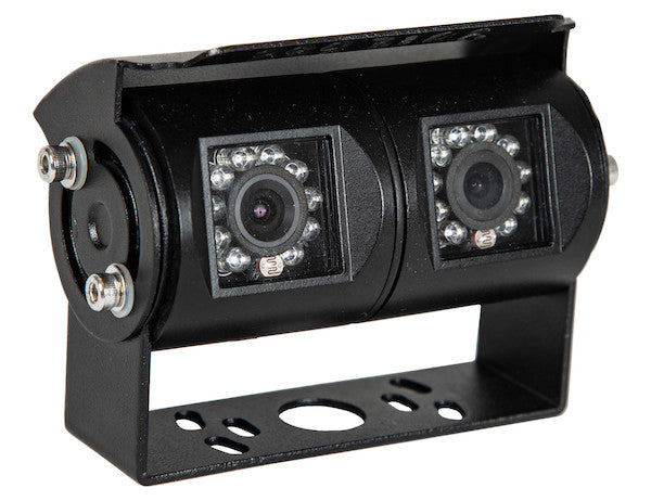Stainless Steel Dual Lens Heated Waterproof Night Vision Color Camera with Audio - 8883108 - Buyers Products