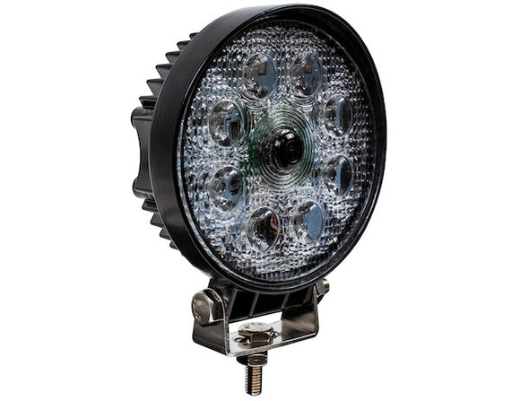 Round LED Flood Light with Built-In Backup Camera