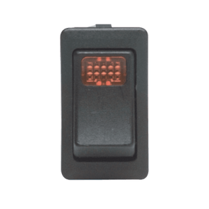 Rocker Switch: Illuminated, 12VDC, SPST