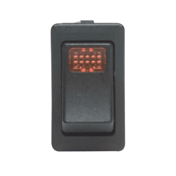 Rocker Switch: Illuminated, 12VDC, SPST