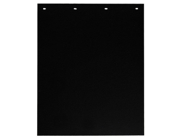 Spray Reducing Grooved White Polymer Mudflaps 24x24 Inch - B24PSRPW - Buyers Products