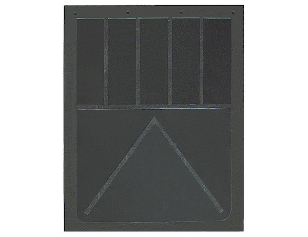 Heavy Anti-Spray Black Rubber Mudflaps 24x24 Inch - B24SRP - Buyers Products