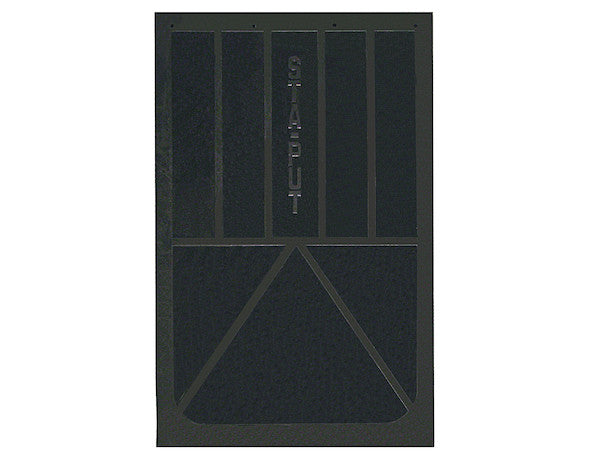 Solid Black Rubber Mudflaps 24x24 Inch - B24SPP - Buyers Products