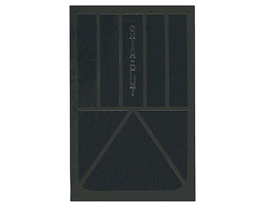 Solid Black Rubber Mudflaps 24x30 Inch - B30SPP - Buyers Products