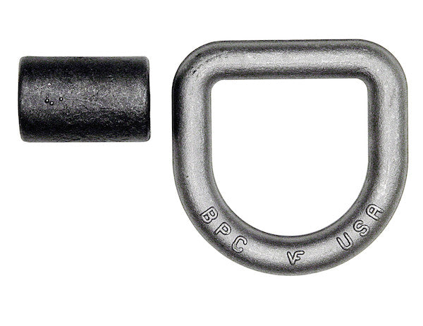 Domestically Forged 3/4 Inch Forged D-Ring With Weld-On Mounting Bracket - B46 - Buyers Products