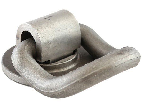 1 Inch Forged 360¬Æ Rotating 55¬Æ Angled D-Ring With Weld-On Mounting Bracket - B52 - Buyers Products