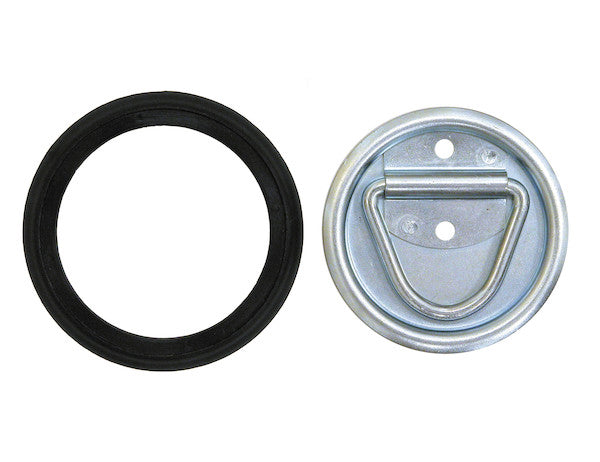 Surface Mounted Or Recessed Rope Ring Zinc Plated With Plastic Bezel - B703 - Buyers Products