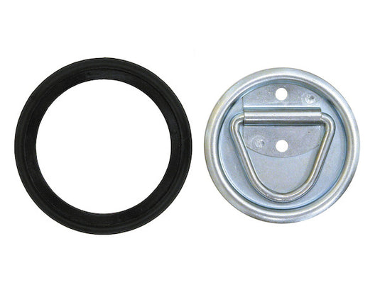Surface Mounted Or Recessed Rope Ring Zinc Plated With Plastic Bezel - B703 - Buyers Products