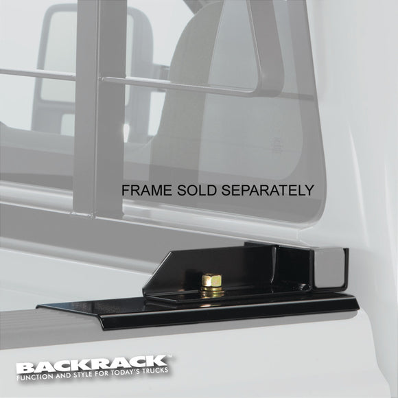 BAC-30112 BackRack Black Steel Cab Guards Headache Racks Hardware Installation Kit ; Ford-150 04-141
