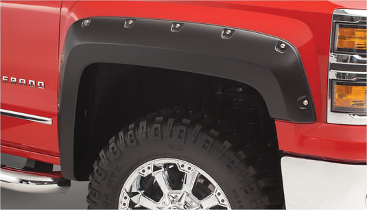 BUS-50924-02 BushWacker Fender Flares (4) Original Equipment Pocket Style Dodge RAM 1500 Quad Crew Cab 19-21 - BUS-50924-02 - Absolute Autoguard