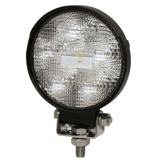 Worklamp: LED (6), flood beam, round, 12-24VDC - Absolute Autoguard