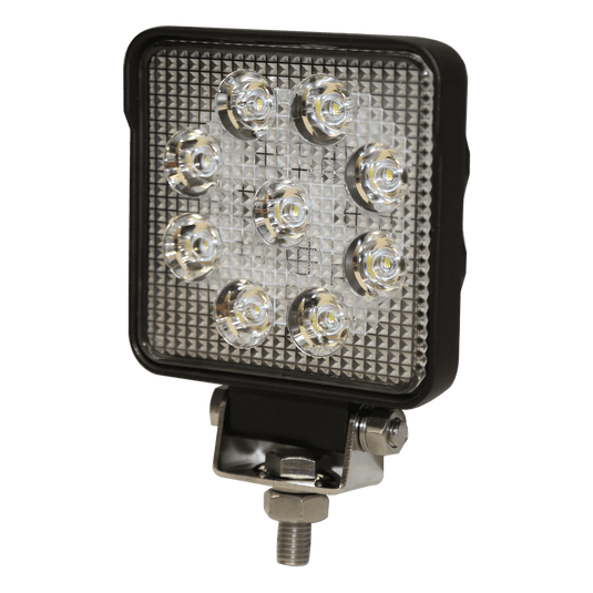 Worklamp: LED (9), flood beam, square, 12-24VDC - E92006 - Ecco