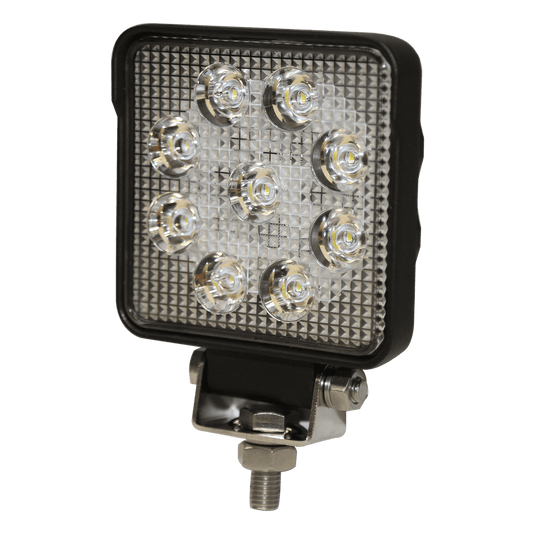 Worklamp: LED (9), flood beam, square, 12-24VDC - Absolute Autoguard