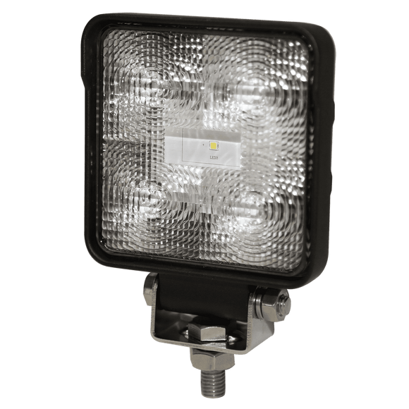 Worklamp: LED (5), flood beam, square, 12-24VDC