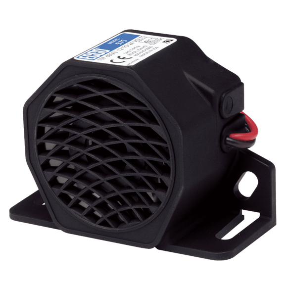 Alarm: Back-up, multi-frequency, 87dB, 12-24VDC