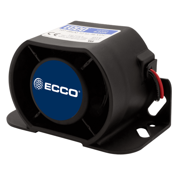 Alarm: Back-up, multi-frequency, 97dB, 12-24VDC