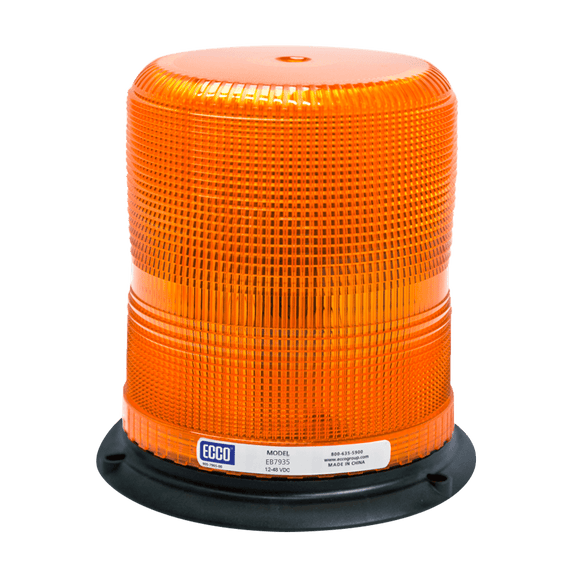 LED Beacon: Pulse II, reinforced polypropylene base, epoxy filled, medium profile, 12-48VDC, 11 flash patterns