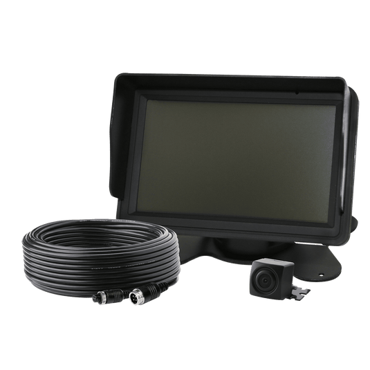 Camera Kit: Gemineye, 5.0" LCD, color, 4 pin, expandable up to 3 cameras, 12-24VDC (includes EC5000B-M, EC2020-C & ECTC20-4) - EC5000B-K - Ecco