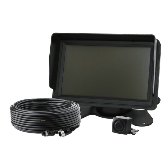 Camera Kit: Gemineye, 5.0" LCD, color, 4 pin, expandable up to 3 cameras, 12-24VDC (includes EC5000B-M, EC2020-C & ECTC20-4) - Absolute Autoguard