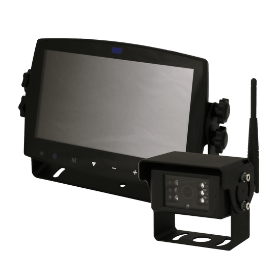 Camera Kit: Gemineye, digital wireless, 7" LCD color wireless system, expandable up to 4 cameras, 12-24VDC (includesEC7008-WM & EC2027-WC) - EC7008-WM - Ecco