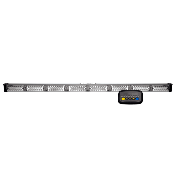 Signal Bar Kit: LED Safety Director, 9 flash patterns, in-cab controller, LED, 12VDC, amber