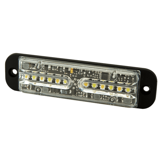 Directional LED: Dual-color, surface mount, 12 flash patterns, 12-24VDC - Absolute Autoguard