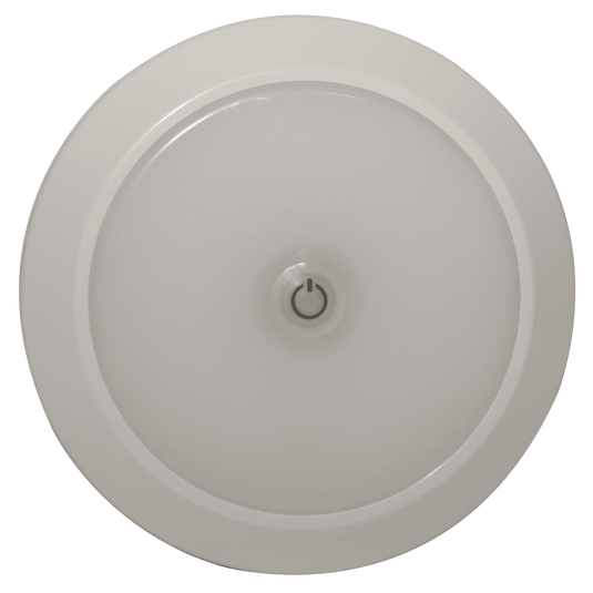 LED Interior Light: Circular, switched, 12-24V, white - EW0200 - Ecco