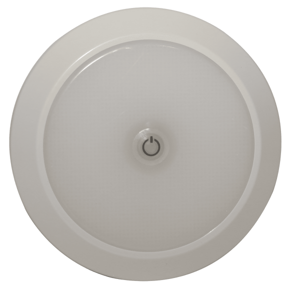 LED Interior Light: Circular, switched, 12-24V, white