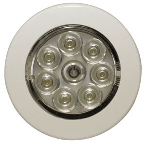 LED Interior Light: Circular, flush mount, switched, 12V