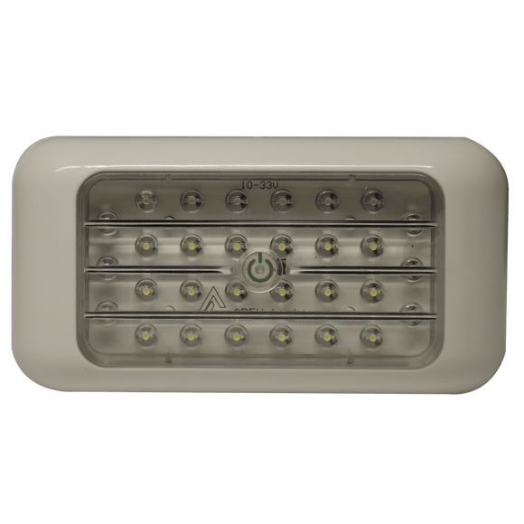 LED Interior Light: Rectangular, switched, 12-24V