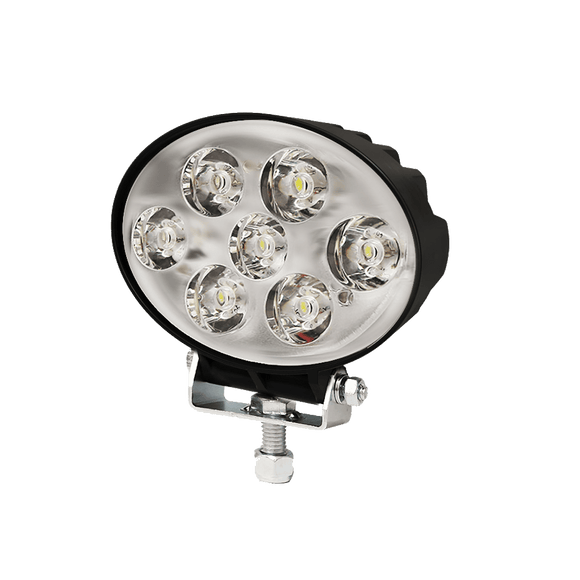 Worklamp: LED (7), flood beam, oval 12-80VDC