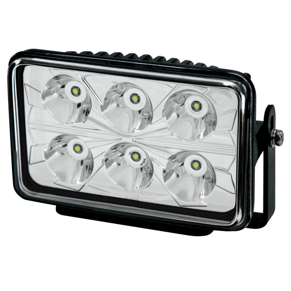 Worklamp: LED (6), rectangle, 12-24VDC