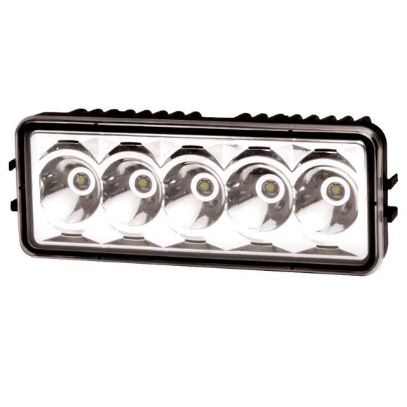 Worklamp: LED (5), rectangular, 12-24VDC (modular)