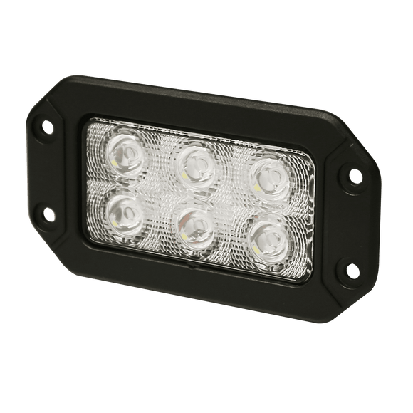 Worklamp: LED (6), rectangular, 12-24VDC