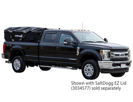 SaltDogg¬¨√Ü 2.0 Cubic Yard Electric Black Poly Hopper Spreader - Extended Chute - SHPE2000X - Buyers Products