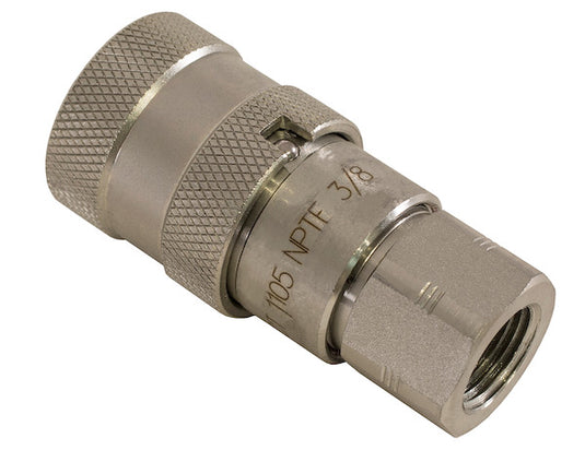 1/2 Inch Female Flush-Face Coupler With 3/4 Inch NPT Port - FF0812 - Buyers Products