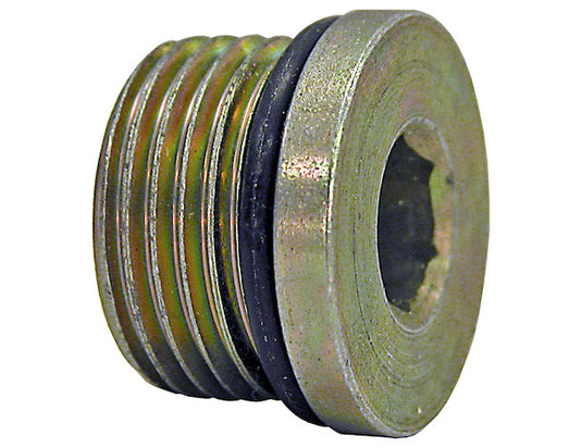 Straight Thread O-Ring Hex Socket Plug 1-1/4 Inch Port Size - H7238X20 - Buyers Products