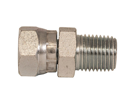 3/4 Inch NPSM Female Pipe Swivel To 1/2 Inch Male Pipe Thread Straight - H9205X12X8 - Buyers Products