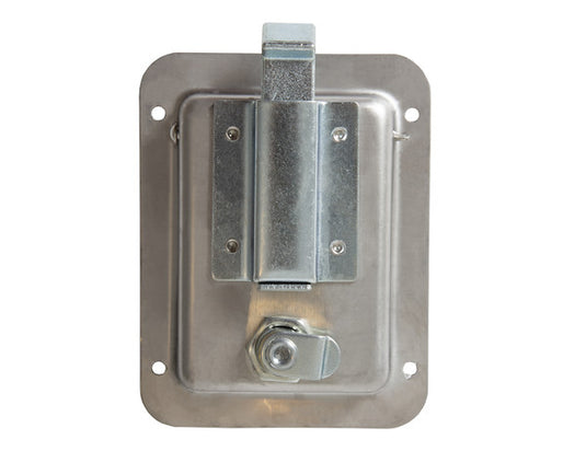 Stainless Steel Single Point Locking Paddle Latch - Thru-Hole Mount - L3885 - Buyers Products