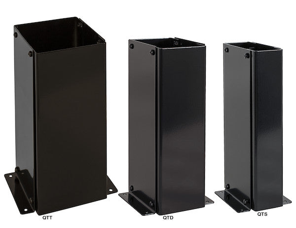 Black Powder Coated Steel Console For All Q-Series Triple Lever Control - QTT - Buyers Products