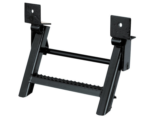 1-Rung Black Retractable Truck Step with Nonslip Tread - 17.38 x 15 Inch - RS1 - Buyers Products