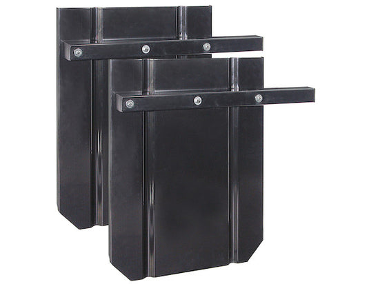 Black Powder Coated Steel Splash Guards 22x28 Inch - SG2228 - Buyers Products