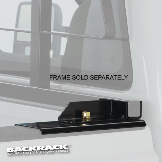BAC-30117 BackRack Black Steel Cab Guards Headache Racks Hardware Installation Kit; 02-18 Dodge Ram/ Ford F150 / 03-21 2500/3500 6.5/8 Foot Box - BAC-30117 - Absolute Autoguard