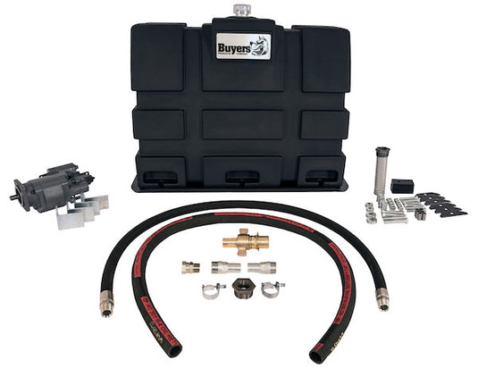 50 Gallon Upright Reservoir/Direct Mount Pump Wetline Kit CW With Poly Tank - UWLK50PDMCW - Buyers Products